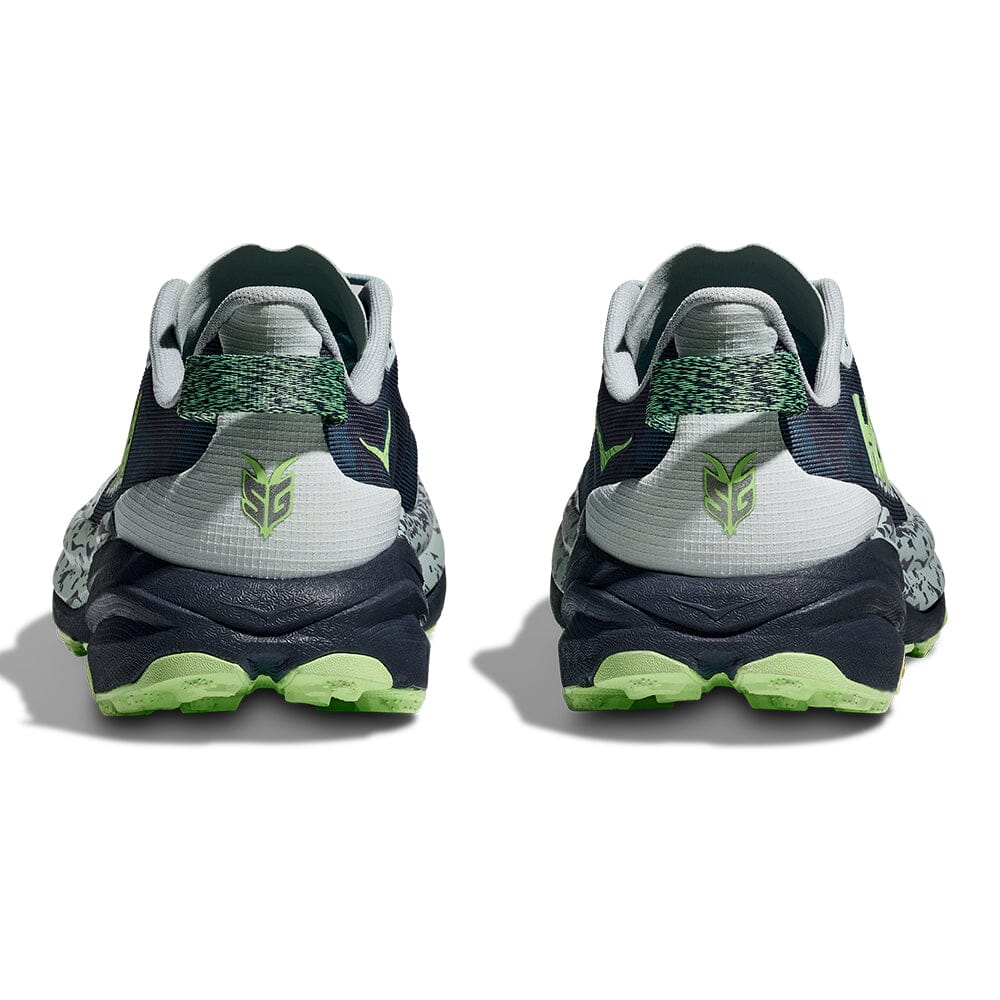 HOKA Speedgoat 6 – Navy, Light Grey & Lime