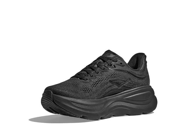 HOKA Bondi 9 Running Shoe – Black & Charcoal