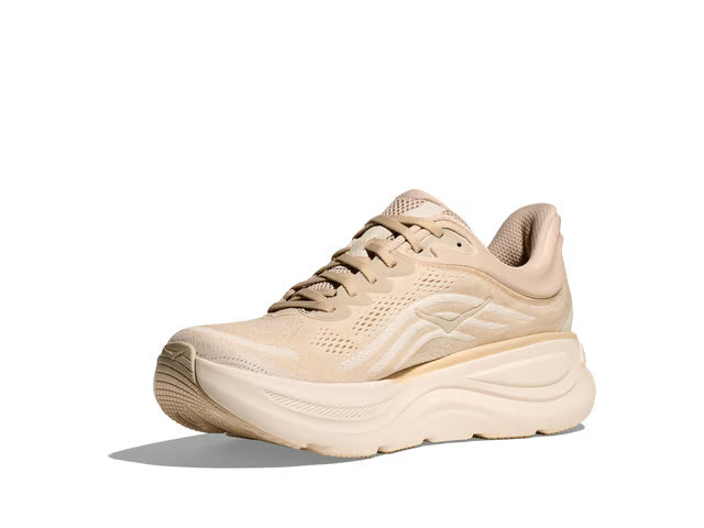 HOKA Bondi 9 Running Shoe – Beige & Cream