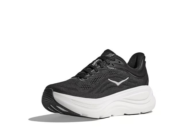 HOKA Bondi 9 Running Shoe – Black & White