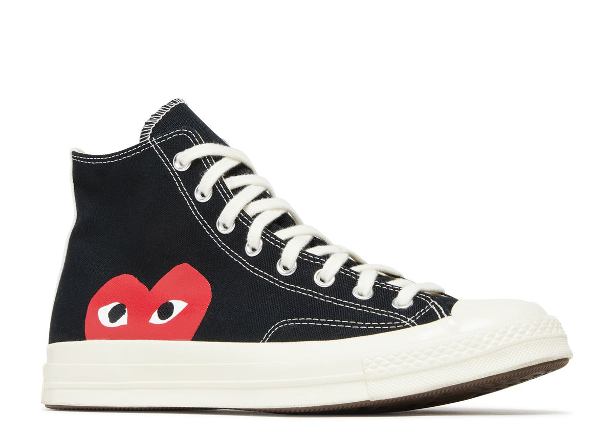 Converse Comme des Gar?¡ìons Play x Chuck 70 High 'Black' (150204C)