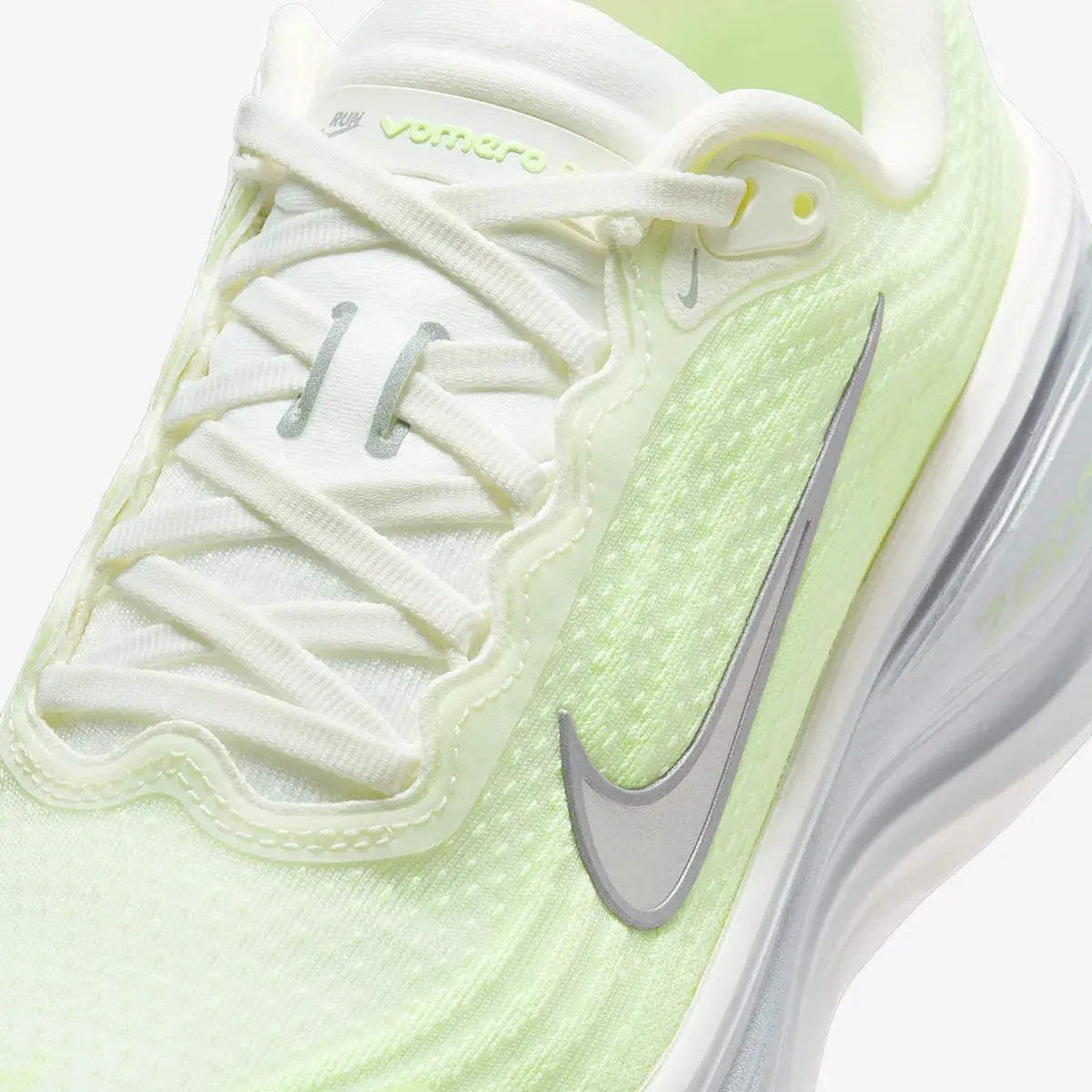Nike Vomero Plus Road Running Shoes - Barely Volt / Metallic Silver