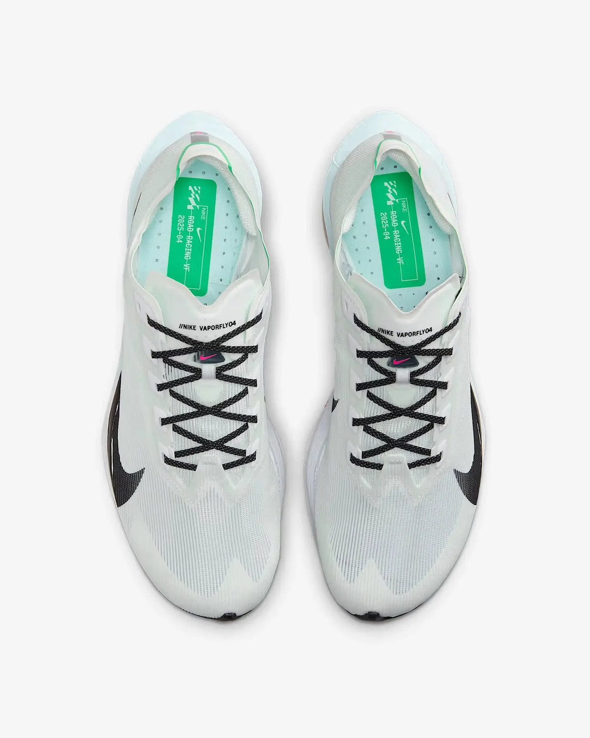 Nike Vaporfly 4 Road Racing Shoes - White / Hyper Pink / Mint