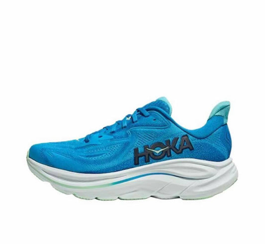 HOKA Clifton 10 – Blue, Aqua & White
