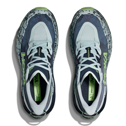 HOKA Speedgoat 6 – Navy, Light Grey & Lime