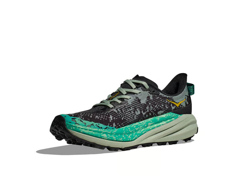 HOKA Speedgoat 6 – Black, Teal & Sage