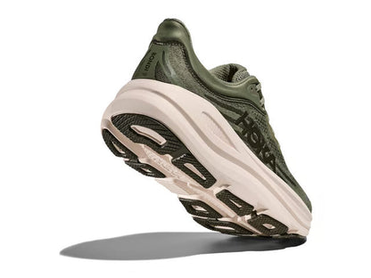 HOKA Bondi 9 Running Shoe – Olive & Cream