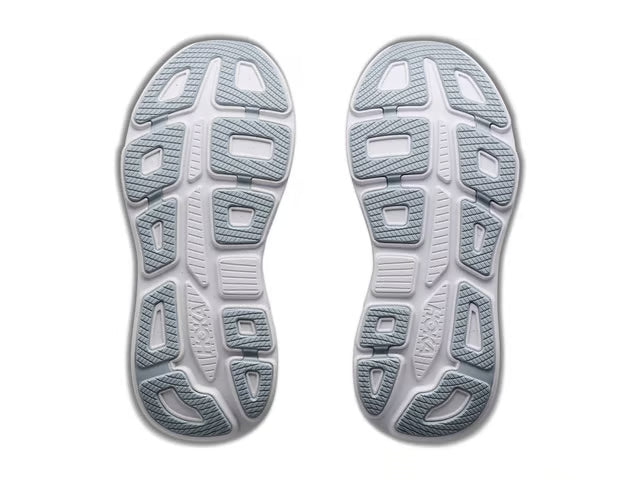 HOKA Bondi 9 Running Shoe – Grey, Black & White