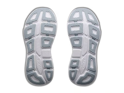HOKA Bondi 9 Running Shoe – Grey, Black & White