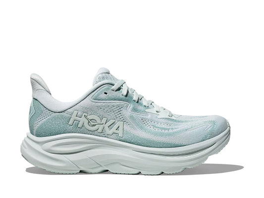 HOKA Clifton 10 – Pale Mint & Light Grey