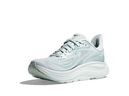 HOKA Clifton 10 – Pale Mint & Light Grey