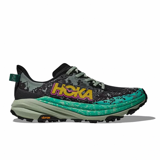 HOKA Speedgoat 6 – Black, Teal & Sage