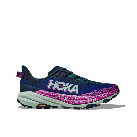 HOKA Speedgoat 6 – Navy, Magenta & Light Grey
