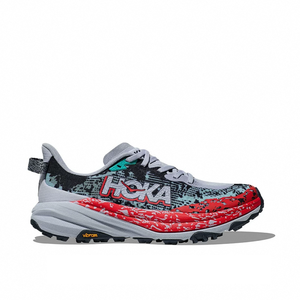 HOKA Speedgoat 6 – Black, Grey & Red