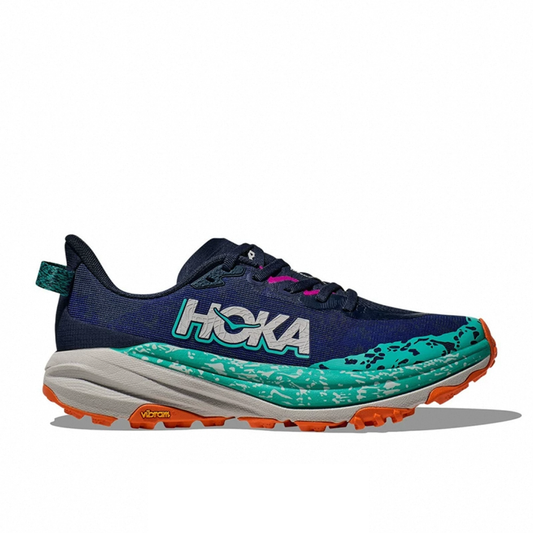HOKA Speedgoat 6 – Navy, Teal & Orange