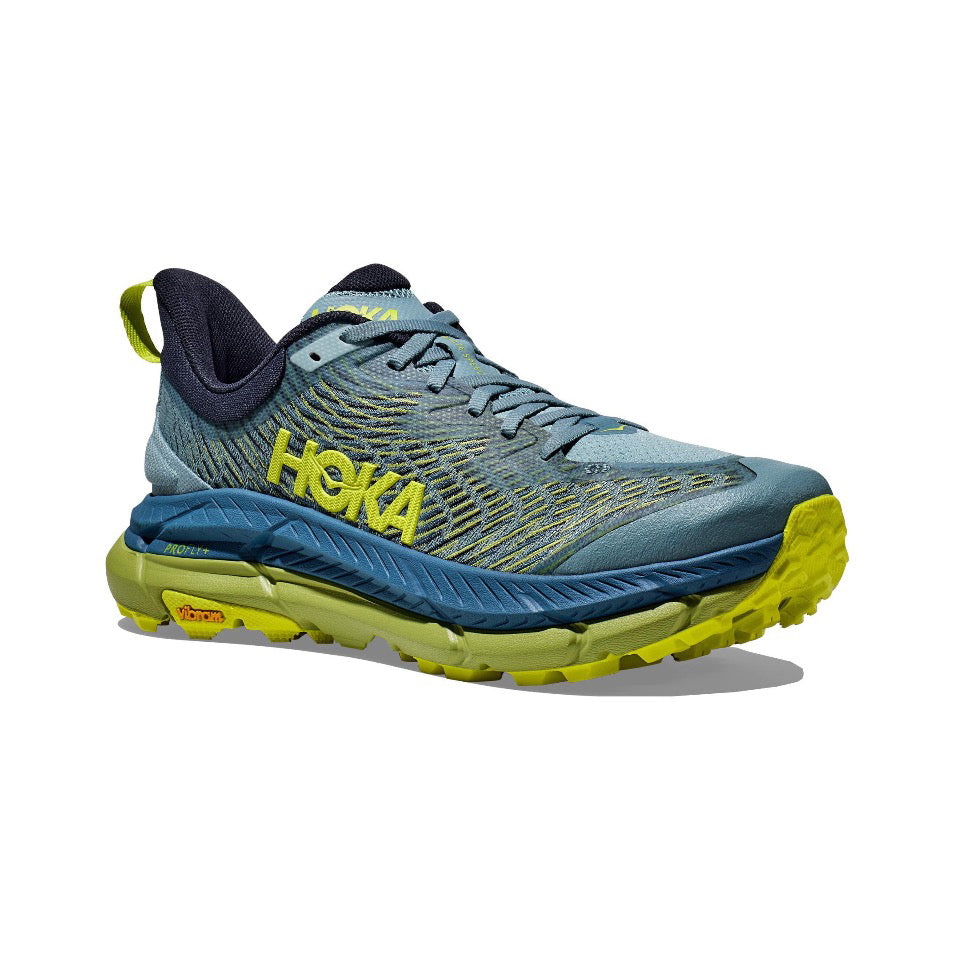 HOKA Mafate Speed 4 – Blue & Lime
