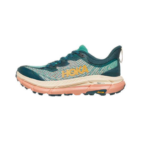 HOKA Mafate Speed 4 – Deep Teal, Cream & Peach