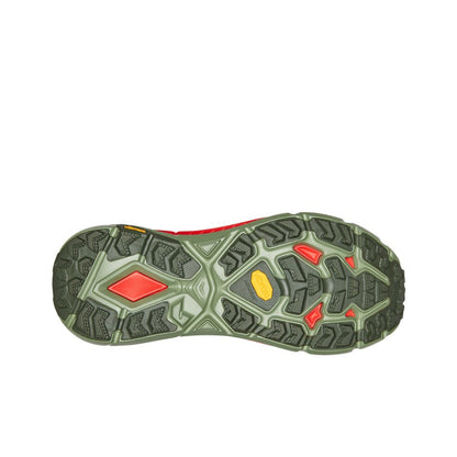 HOKA Mafate Speed 4 – Olive, Coral & Lime