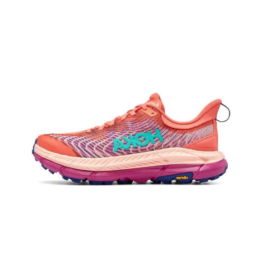 HOKA Mafate Speed 4 – Coral, Magenta & Teal
