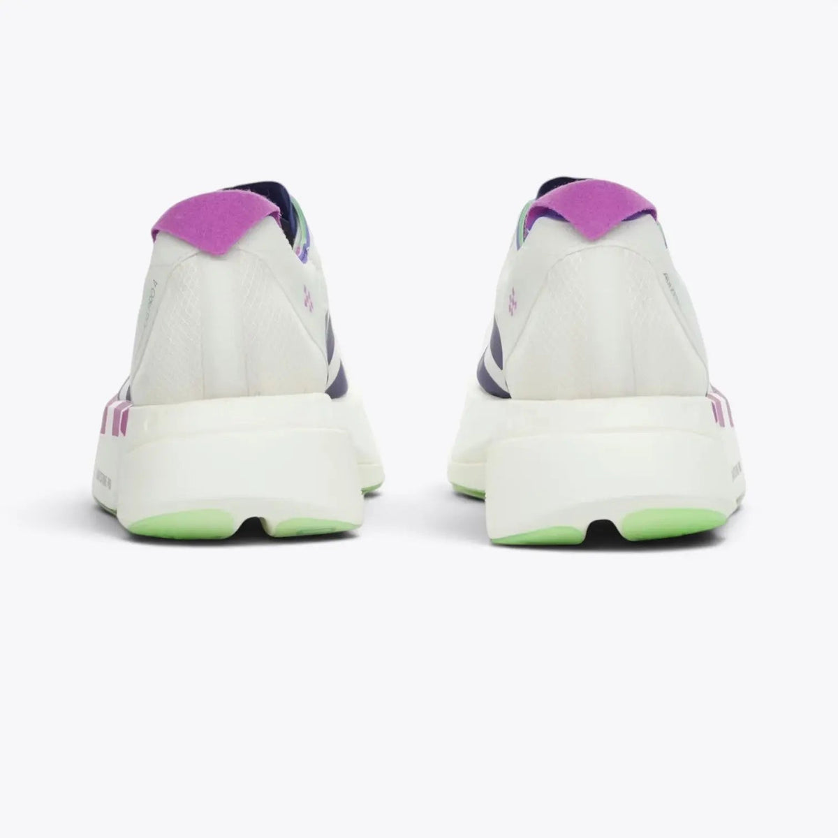 Adidas Adizero Adios Pro 4 Running Shoes – White / Purple / Lime