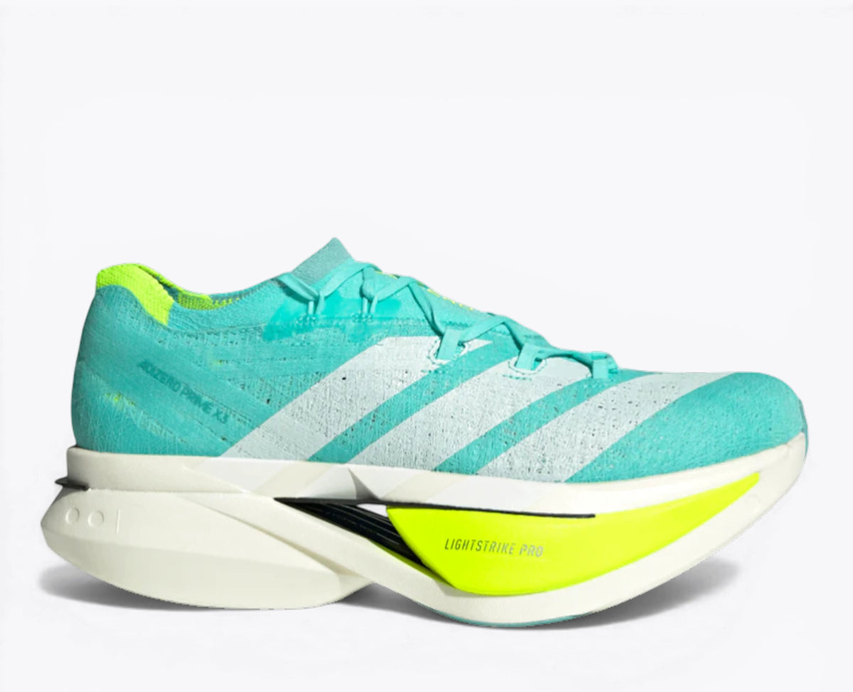 Adidas Adizero Prime X3 Strung – Flash Aqua / Lucid Lemon