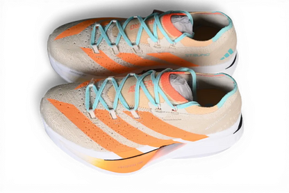 Adidas Adizero Prime X3 Strung – Orange / White / Wheat / Blue