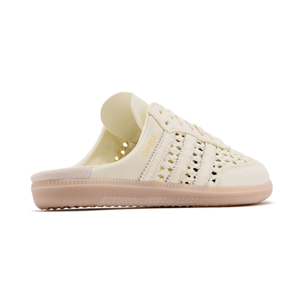 adidas Samba Mule Women's Woven Slip-On – Cream White / Gum