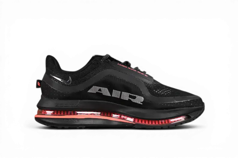 Nike Pegasus Premium Road Running Shoes - Black / Bright Crimson