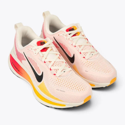 Nike Vomero 18 Road Running Shoes - Sail / Bright Crimson / Laser Orange