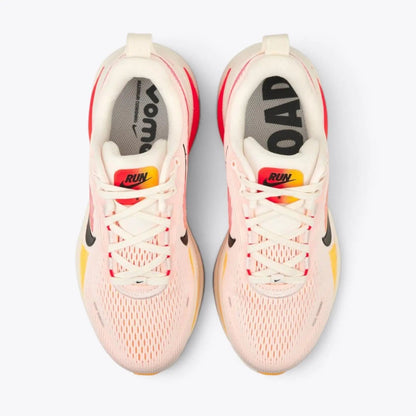 Nike Vomero 18 Road Running Shoes - Sail / Bright Crimson / Laser Orange