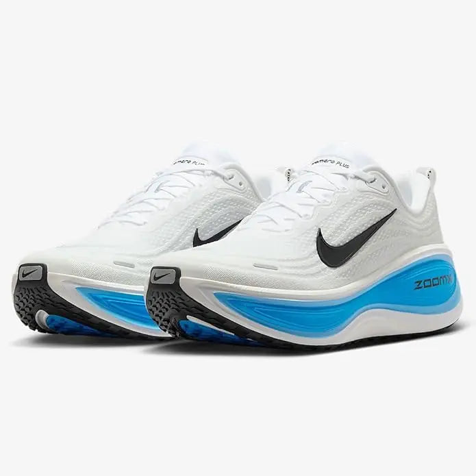 Nike Vomero Plus Road Running Shoes - White / Blue Hero