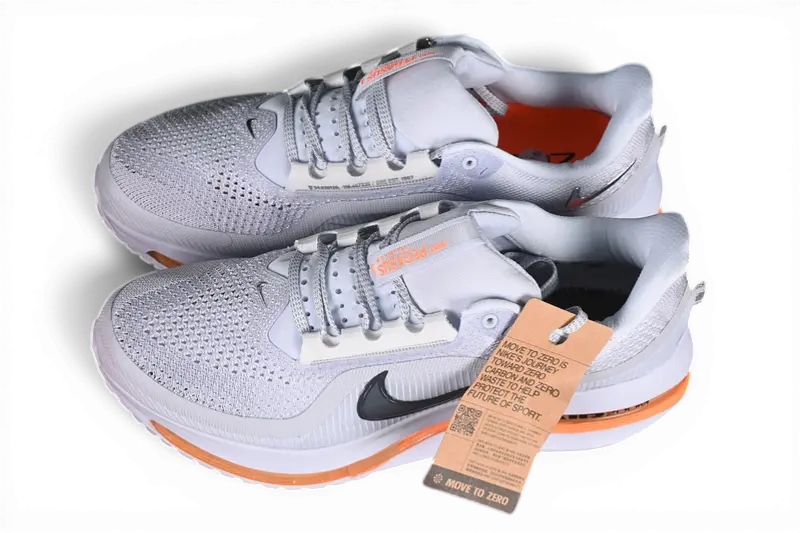 Nike Pegasus Premium Airscape Road Running Shoes - Football Grey / Total Orange