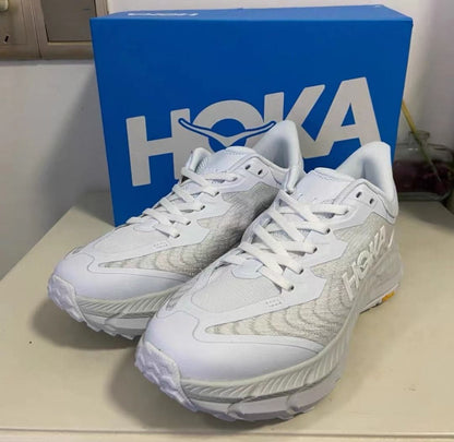 HOKA Mafate Speed 4 – White & Cream